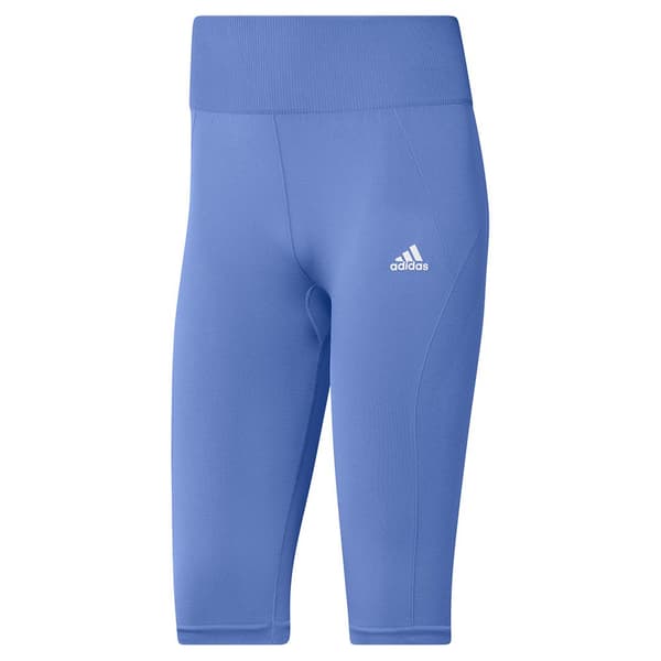 Adidas Korte Leggings Sml Blå XS Kvinde