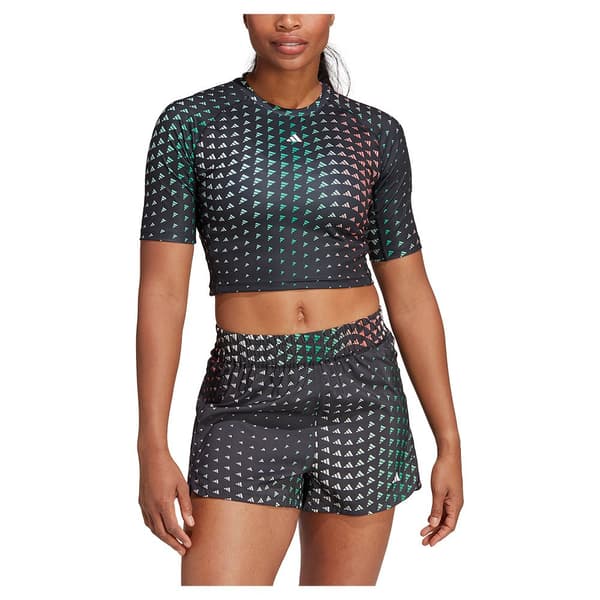 Adidas Kortærmet T-shirt Tr-es Bluv Sort L Kvinde
