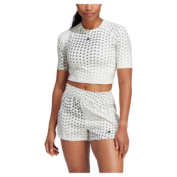 Adidas Kortärmad T-shirt Tr-es Bluv Vit L Kvinna