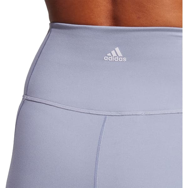 Adidas Leggingsit Yo Sto 7/8 Violetti L / Regular Nainen