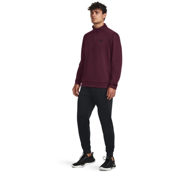 Under Armour Tröja Med Halv Dragkedja Fleece Röd XS / Regular Man