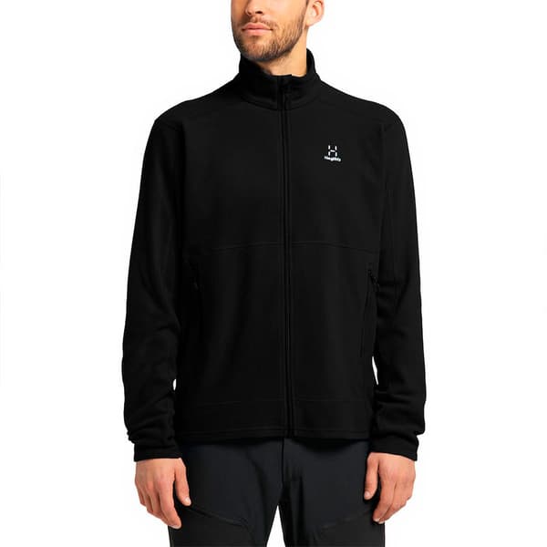 Haglofs Fuld Lynlå Sweatshirt Buteo Mid Sort L Mand
