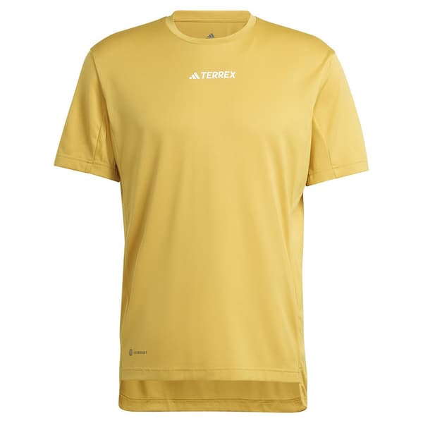 Adidas Kortärmad T-shirt Terrex Multi Gul L Man