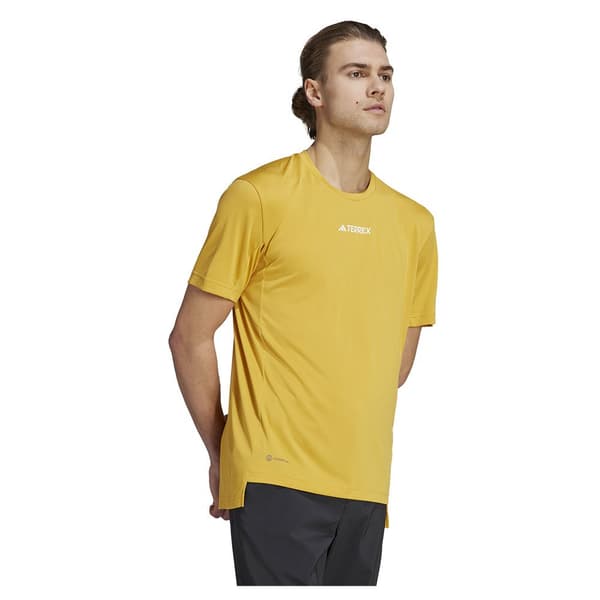 Adidas Kortärmad T-shirt Terrex Multi Gul L Man