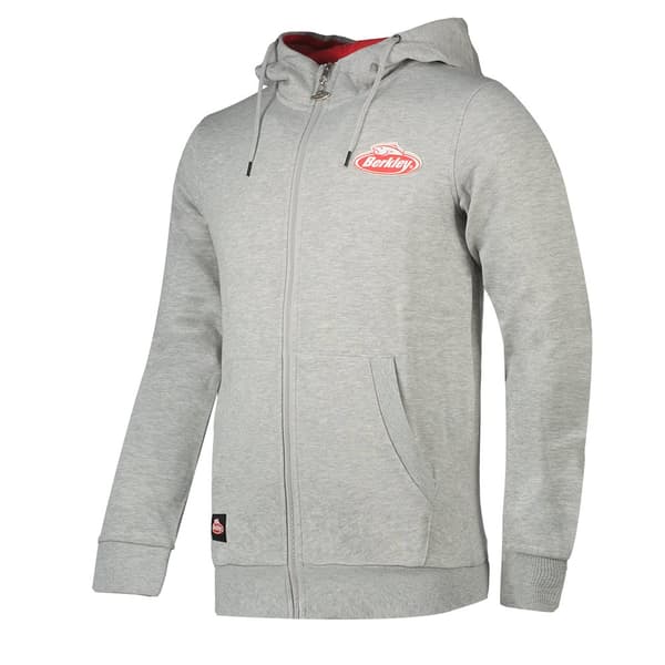 Berkley Tröja Med Full Dragkedja Logo Grå 2XL Man