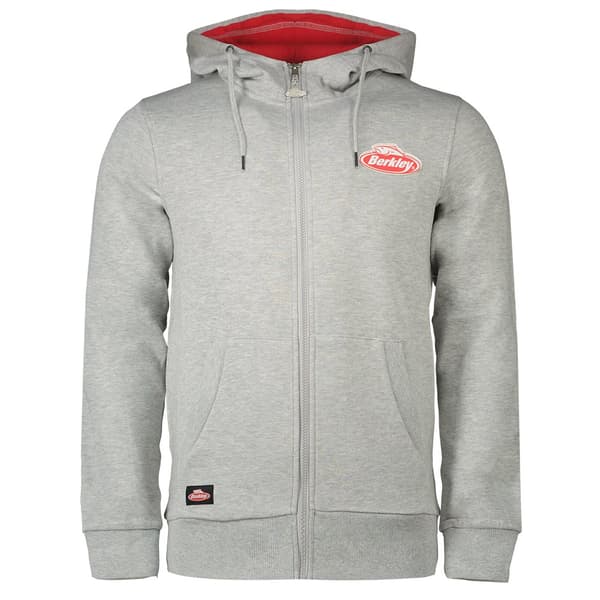 Berkley Tröja Med Full Dragkedja Logo Grå 2XL Man