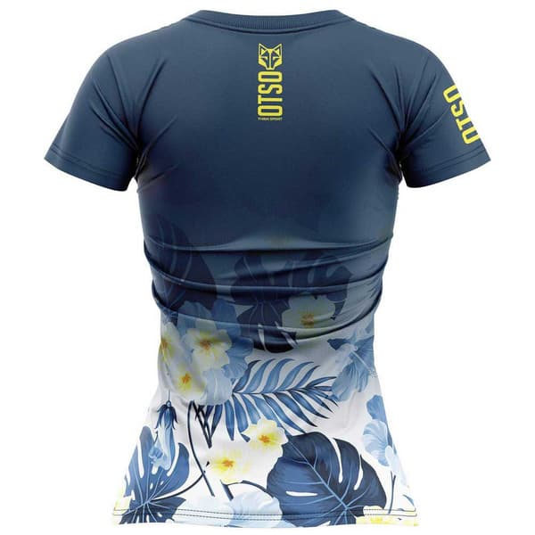 Otso Kortärmad T-shirt T-shirt Blå S Kvinna