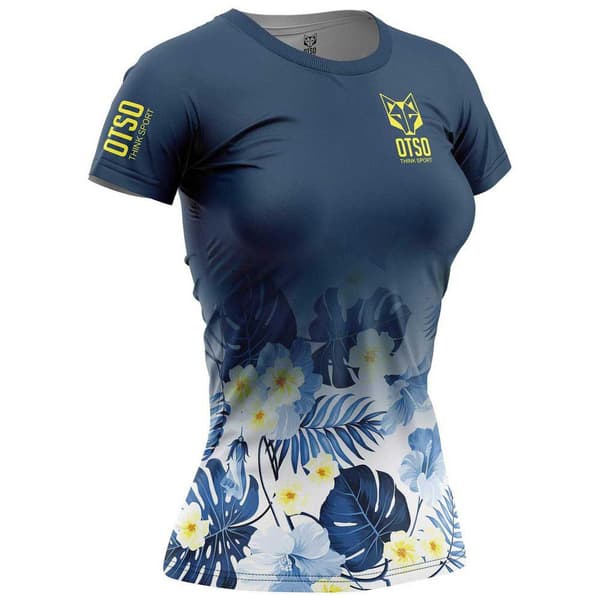 Otso Kortärmad T-shirt T-shirt Blå S Kvinna