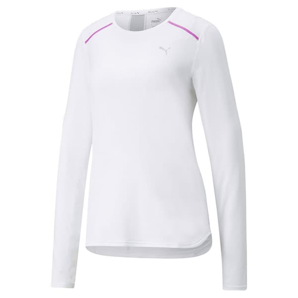 Puma Långärmad T-shirt Cloudspun Marathon Vit M Kvinna