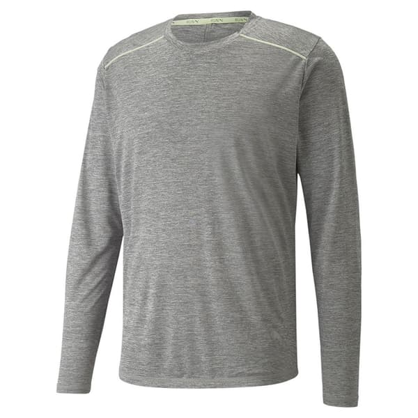 Puma Långärmad T-shirt Run Grå M Man