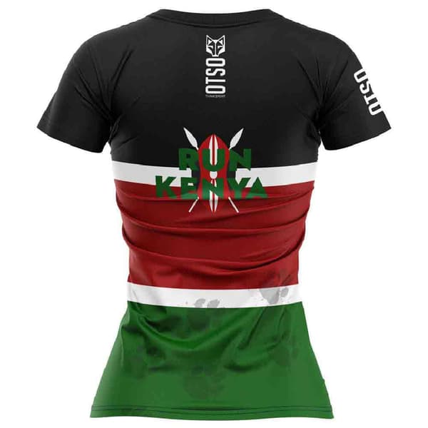 Otso Run Kenya Short Sleeve T-shirt Flerfärgad L Kvinna