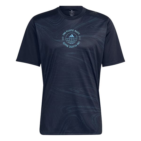 Adidas Kortärmad T-shirt D4r Rtfo Blå S / Regular Man