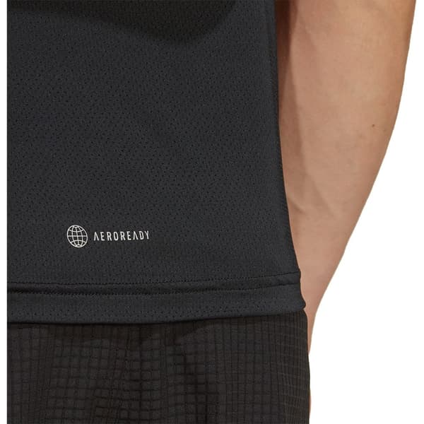 Adidas Kortärmad T-shirt Run Icons 3s Svart S Man