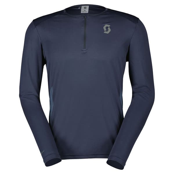 Scott Langærmet T-shirt Endurance Tech Blå L Mand