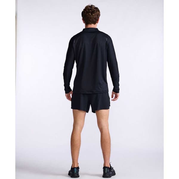 2xu Puolivetoketjullinen T-paita Light Speed Tech Musta S Mies