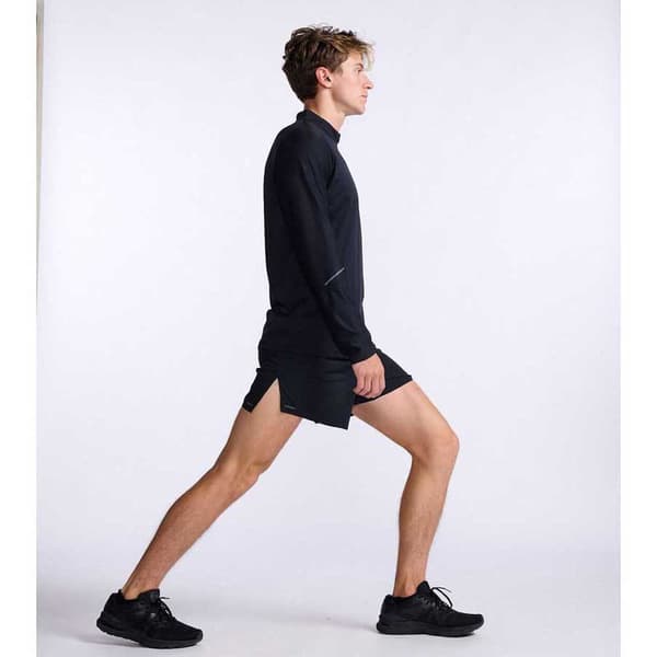 2xu Puolivetoketjullinen T-paita Light Speed Tech Musta S Mies