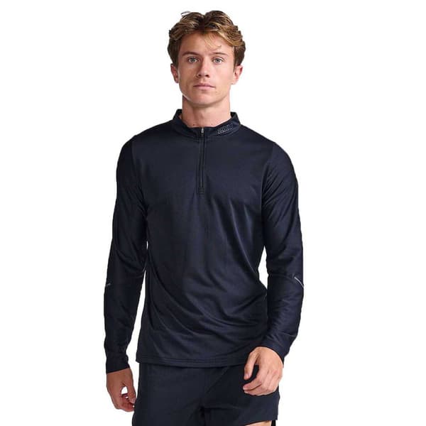 2xu Puolivetoketjullinen T-paita Light Speed Tech Musta M Mies