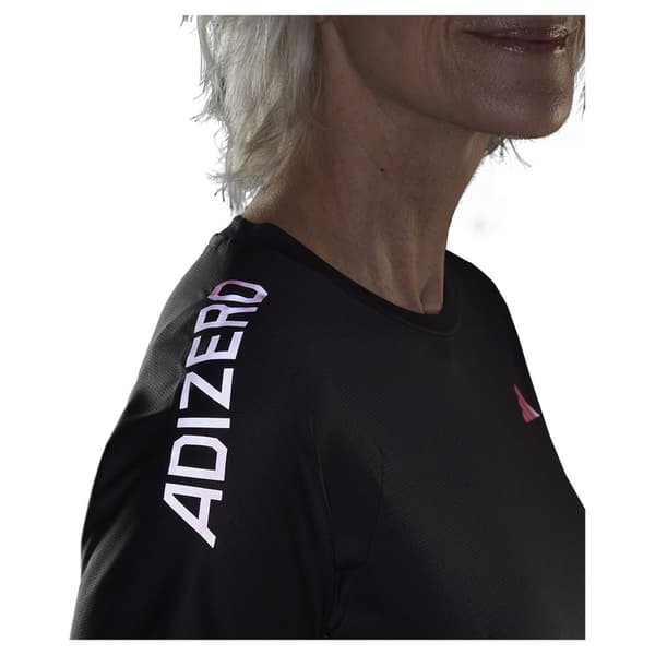 Adidas Lyhythihainen T-paita Adizero Musta S Nainen