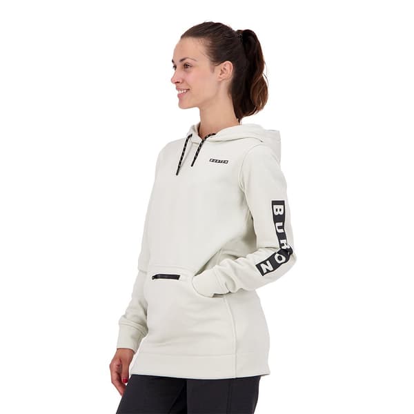 Burton Pitkä Full Zip -huppari Oak Valkoinen XS Nainen