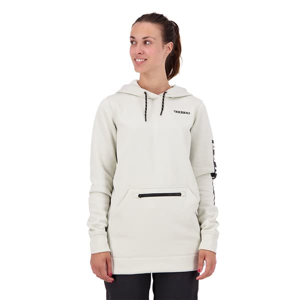Burton Pitkä Full Zip -huppari Oak Valkoinen XS Nainen