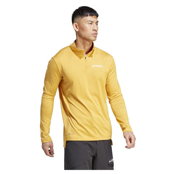Adidas Pitkähihainen T-paita Terrex Multi Keltainen XL Mies