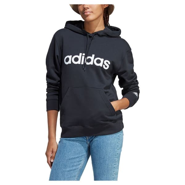 Adidas Luvtröja Lin Ft Svart XS / Regular Kvinna