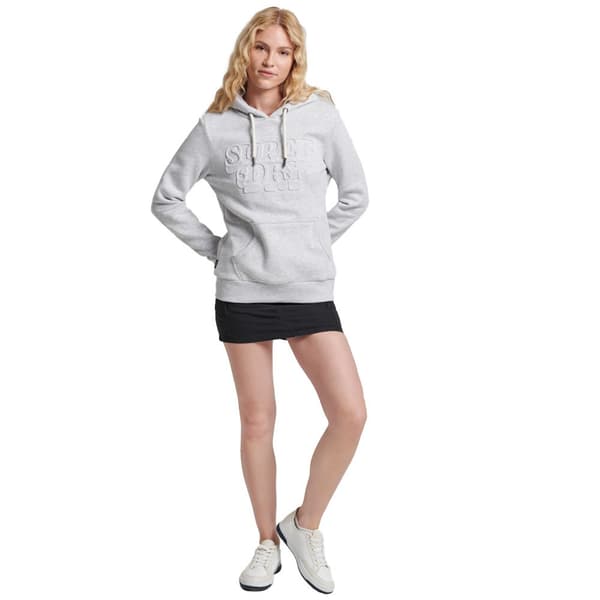 Superdry Luvtröja Vintage Cooper Emboss Grå S Kvinna