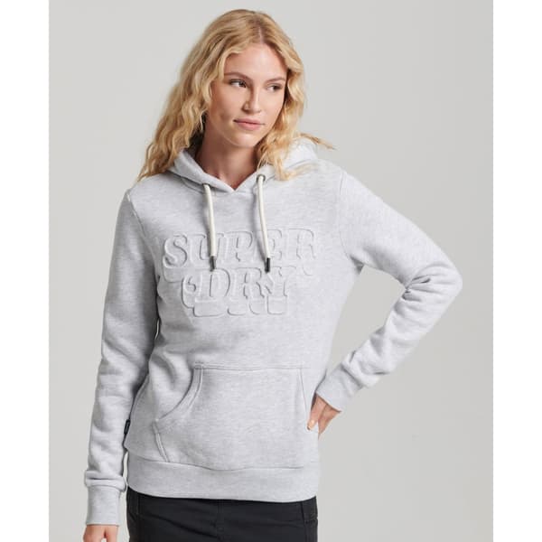 Superdry Luvtröja Vintage Cooper Emboss Grå S Kvinna