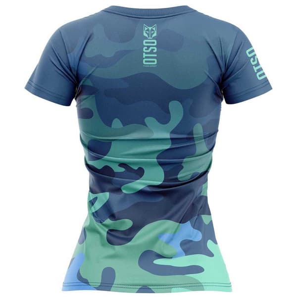Otso Kort ærme T-shirt T-shirt Grøn,Blå S Kvinde