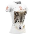 Miniatyrbillede 1 af 2: Otso Kortærmet T-shirt Wolf Hvid L Kvinde
