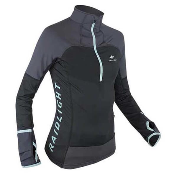 Raidlight Langærmet T-shirt Wintertrail Sort L Kvinde