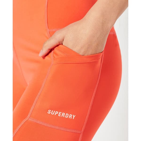 Superdry Run Cropped Tight Orange XL Kvinna