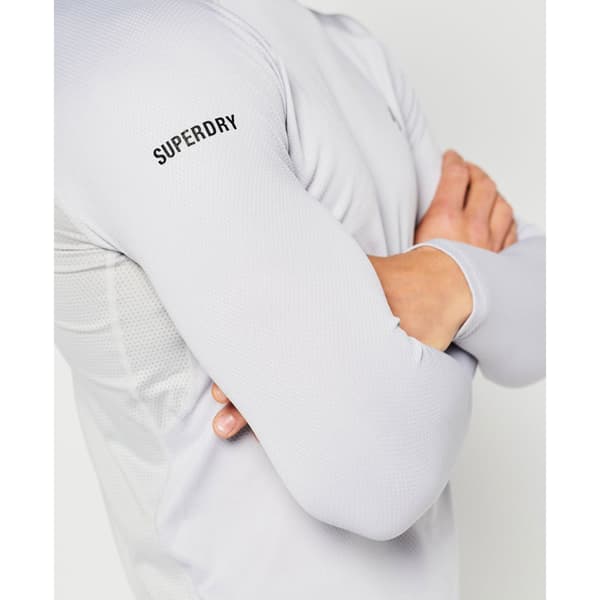 Superdry Train Mock Neck Top Grå 2XL Man
