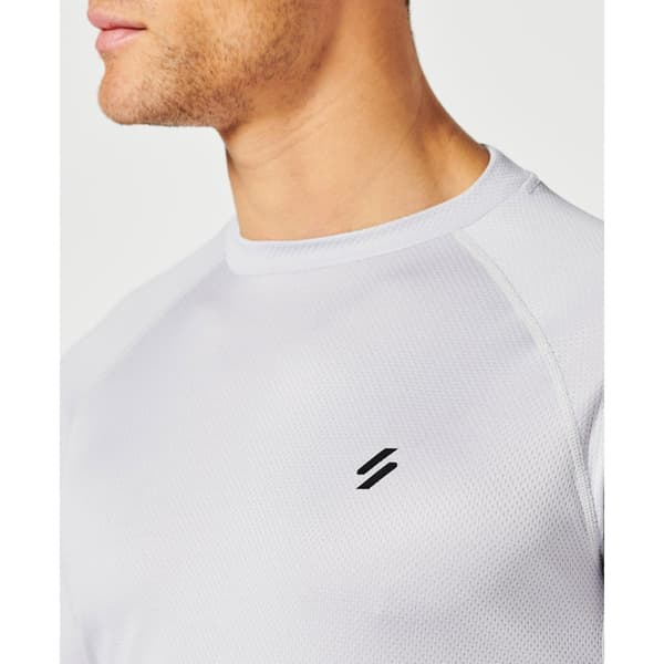 Superdry Train Mock Neck Top Grå 2XL Man