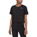 Miniatyrbillede 1 af 5: Adidas Kortærmet T-shirt Fast Crop Sort S Kvinde