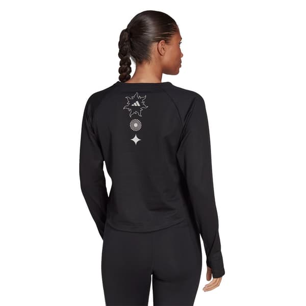 Adidas Långärmad T-shirt Ri 3b Warm Svart S Kvinna
