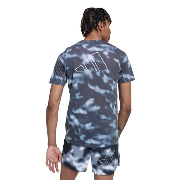 Adidas Lyhythihainen T-paita Run Icons Aop Monivärinen M Mies