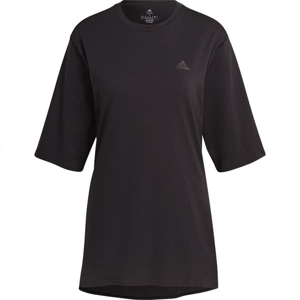 Adidas Kortärmad T-shirt Run Icons Made With Nature Svart S Kvinna