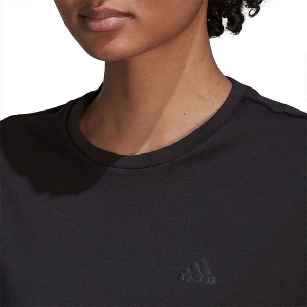 Adidas Kortärmad T-shirt Run Icons Made With Nature Svart S Kvinna