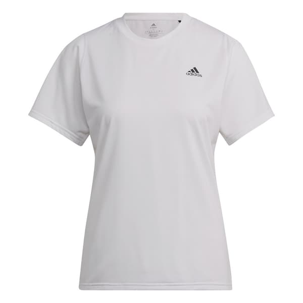 Adidas Kortärmad T-shirt Run Icons Vit S Kvinna