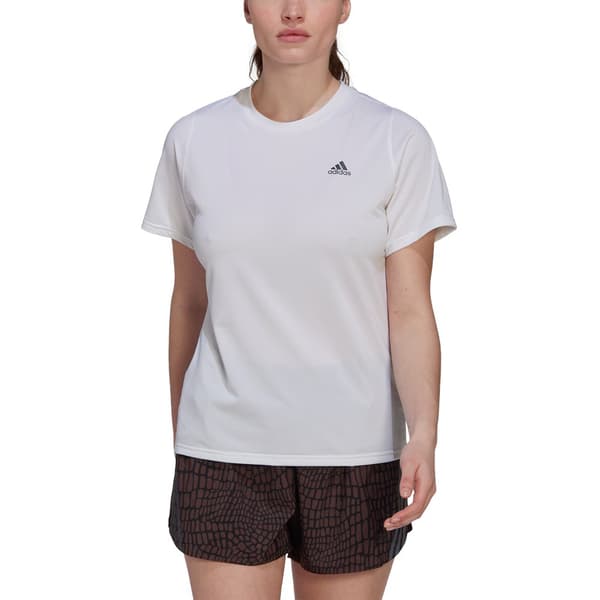 Adidas Kortärmad T-shirt Run Icons Vit S Kvinna