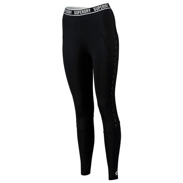 Superdry Strumpbyxor Train Branded Elastic Svart M Kvinna