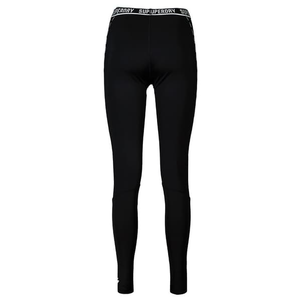 Superdry Strumpbyxor Train Branded Elastic Svart M Kvinna