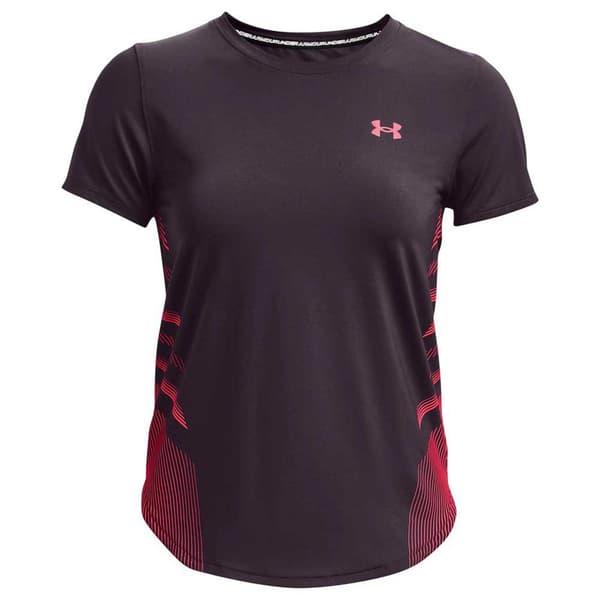 Under Armour Kortärmad T-shirt Iso-chill Laser Ii Lila XS Kvinna