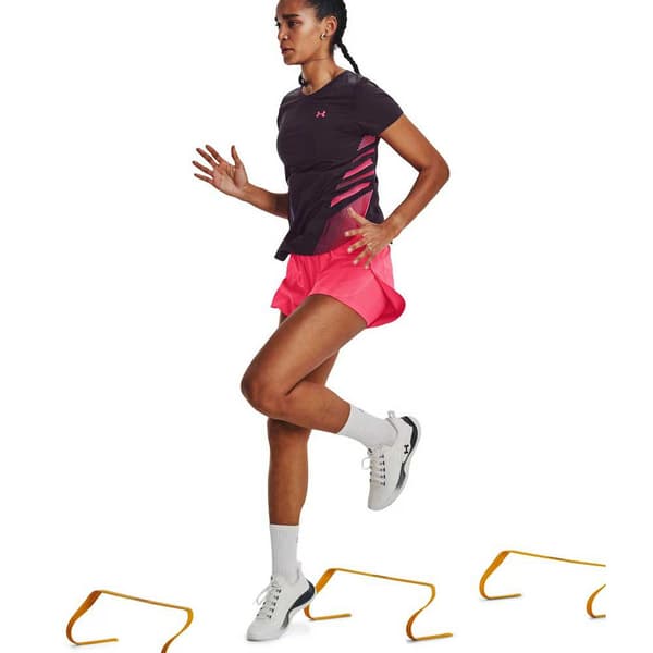 Under Armour Kortärmad T-shirt Iso-chill Laser Ii Lila XS Kvinna