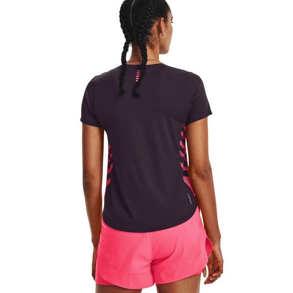 Under Armour Kortärmad T-shirt Iso-chill Laser Ii Lila XS Kvinna