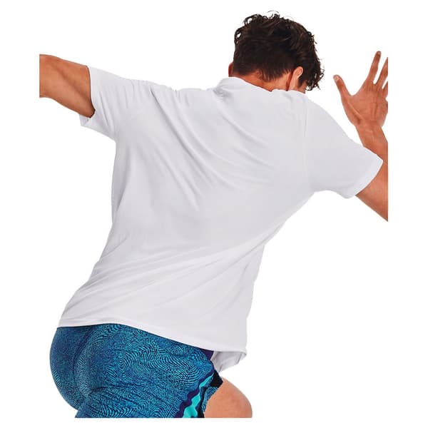 Under Armour Kortärmad T-shirt Seamless Stride Vit 2XL Man