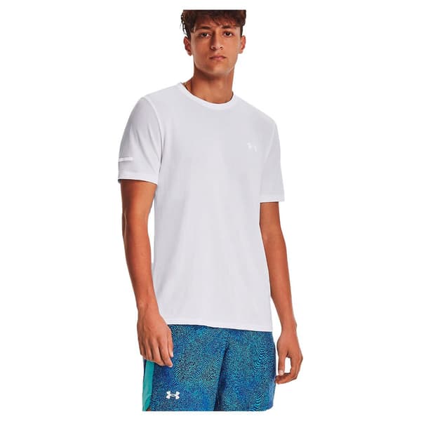 Under Armour Kortärmad T-shirt Seamless Stride Vit 2XL Man