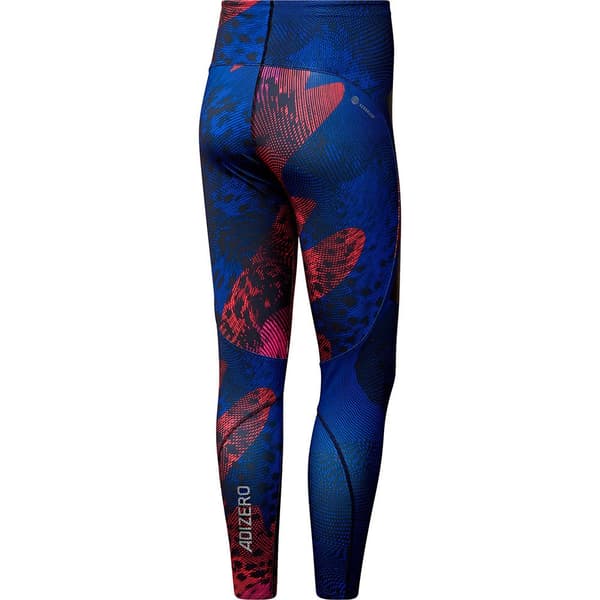 Adidas Leggings Adizero Aop Blå S Kvinde