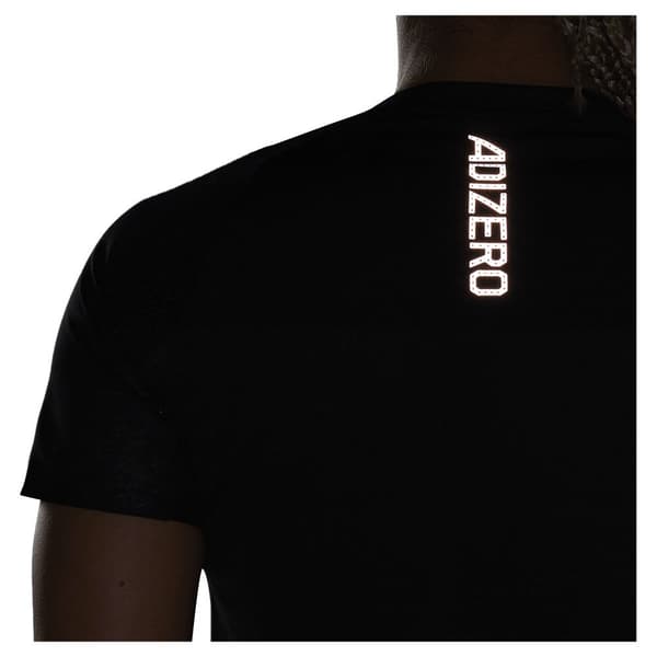 Adidas Kortærmet T-shirt Adizero Sort M Kvinde